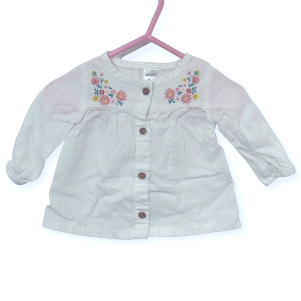 5/$20 Carter’s‎ Baby Girl Blouse Size 3 Mo